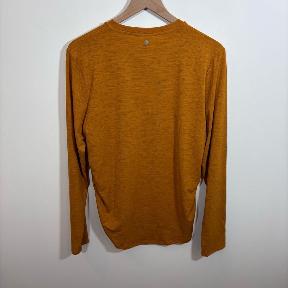 CALIA Women's Tissue Texture Long Sleeve Golf Crew NEW Size XL Golden Warmth - Picture 12 of 15